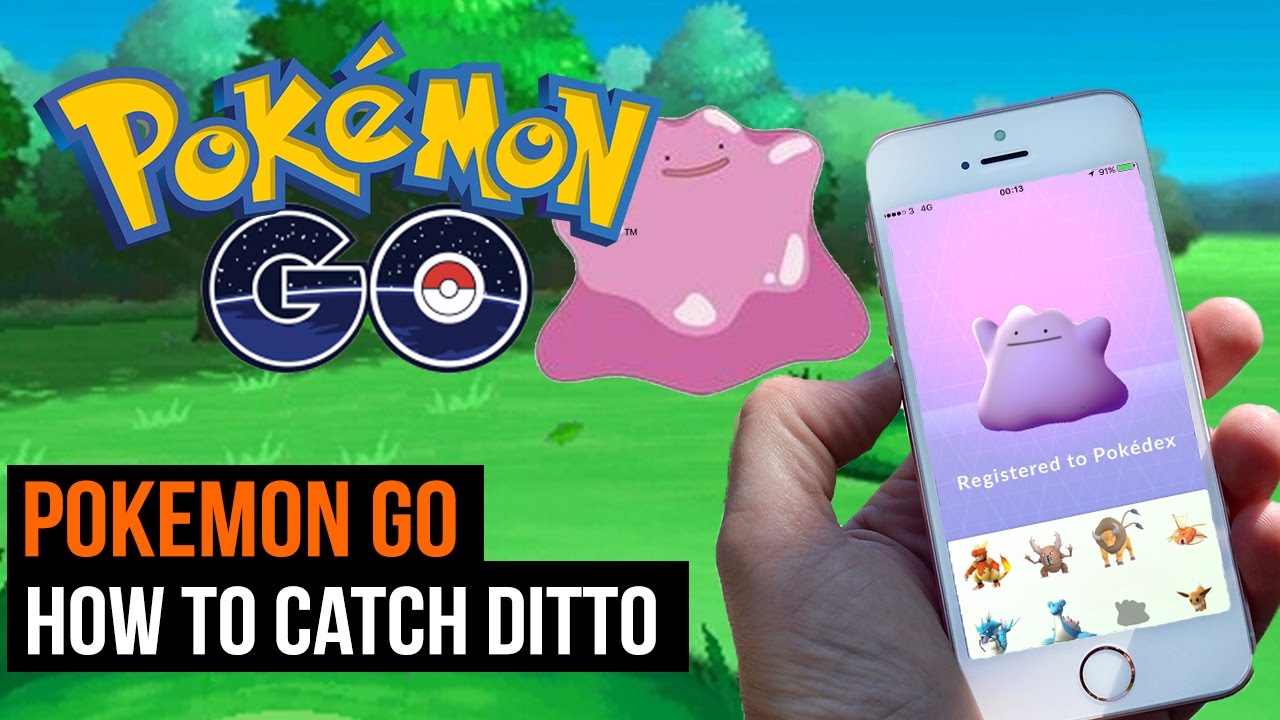 Pokemon Go: How to catch Ditto - YouTube