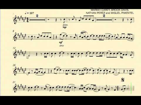 #Beautiful - Mariah Carey - Clarinet Sheet Music and Chords