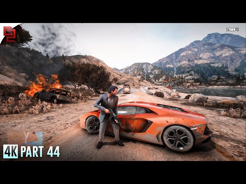 GTA V: 'Military Hardware' Mission on RTX™ 3090 - Walkthrough Part 44 - Ray-Tracing Graphics MOD 4k