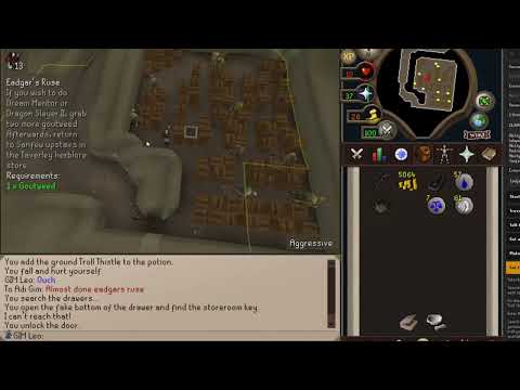 How to EASILY get a goutweed in OSRS - Eadgar's Ruse