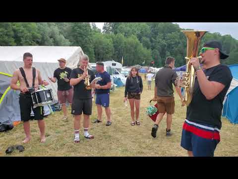 Fuchgraben Polka - Woodstock der Blasmusik 2023 Campingplatz mit HAPPARANKA