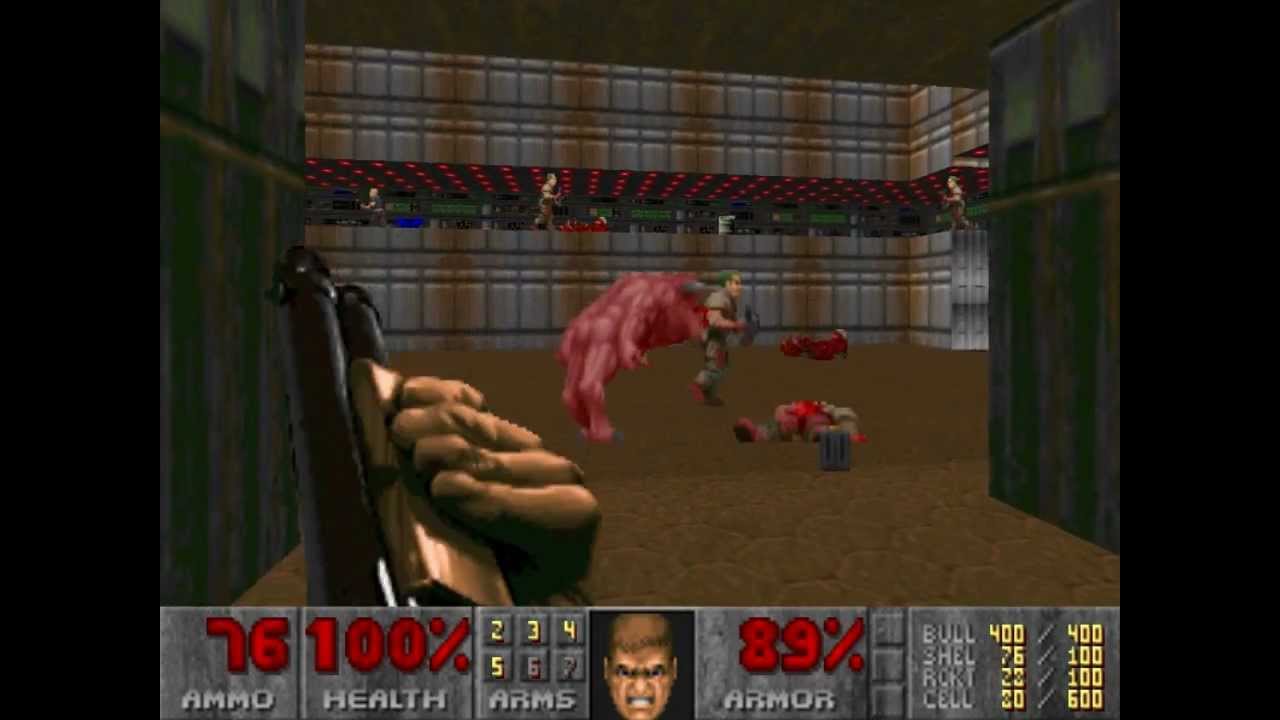 Ultimate Doom Ep 1 UV %100 Kills & Secrets Shotgun Only - YouTube