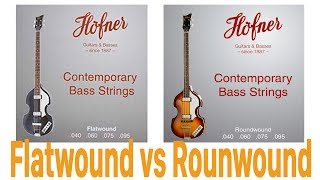 Video thumbnail for HOFNER Strings Flatwound vs Roundwound by Pepo Vidal