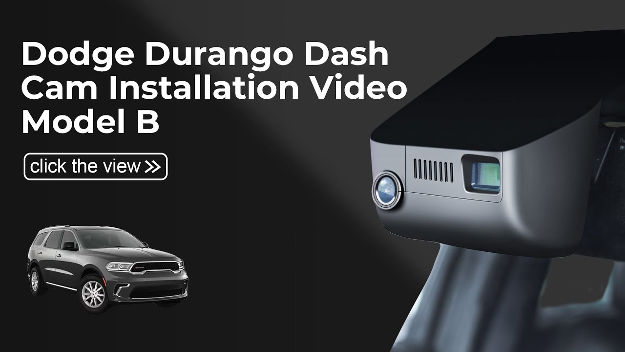  Dash Cam 021A(Model B) Installation Video for Dodge Durango 3th Gen 2016-2025