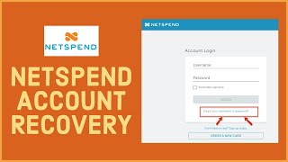 How to Reset/Retrieve Netspend Account Password Netspend Account Recovery Tutorial 2021