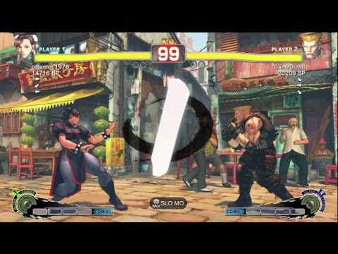 GameOutttt [Guile] vs ottenroc [Chun] SSF4 Japanese Online Ranked Matches - TRUE-HD