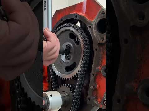Installing my camshaft and learning to degree it. Complete build video coming soon. #bigblockchevy