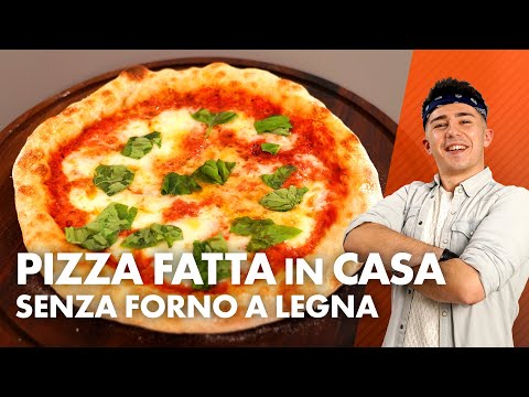 Pizza Margherita fatta in casa *senza forno a legna*!