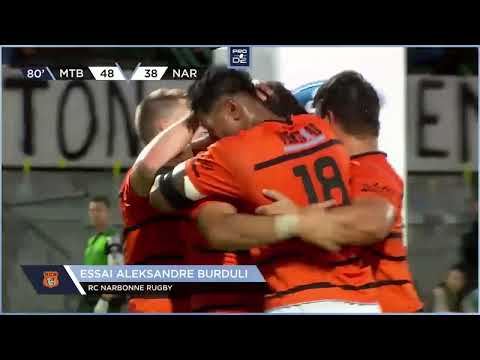 Aleksandre Burduli try against US Montauban