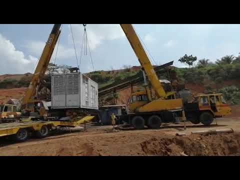 Supply 1 unit 1000kva & 500kva generator rental for construction work at Pahang
