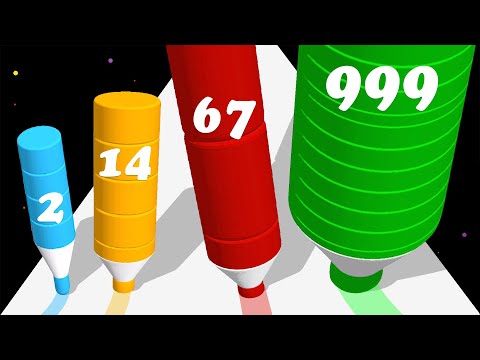 Crayon Rush 3D - Color Math Games (Part 03, Big Updated)