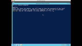 How to remove system from domain using Powershell