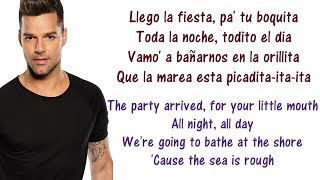 Ricky Martin - La Mordidita Lyrics English and Spanish - ft. Yotuel - Translation &amp; Meaning