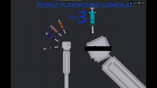 Long and simple game of People Playground Part 3 (silent gameplay)