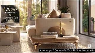 Evinizin yeni ışıltısı: Olivia Koleksiyonu!✨🛋️