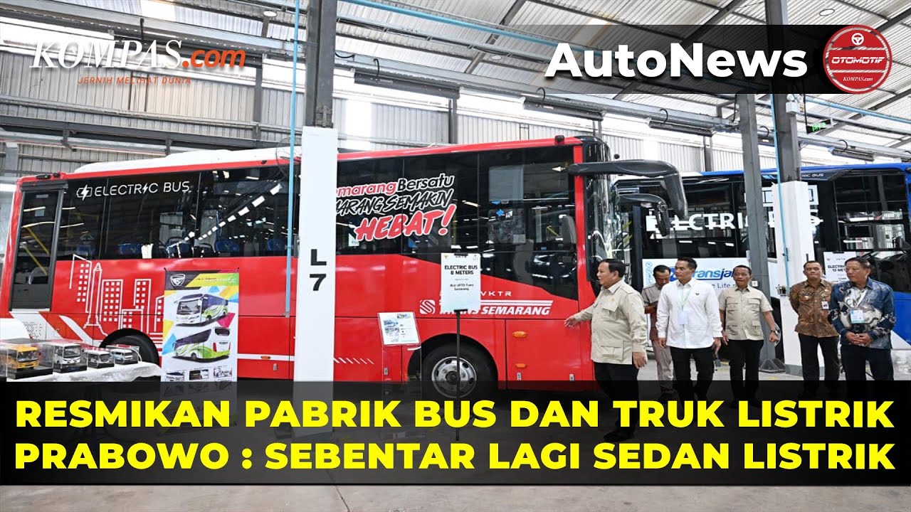 Prabowo Inaugurates VKTR Magelang Factory, Producing Electric Buses and Trucks