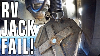 Hydraulic RV Jack Fail! Four Lessons Learned