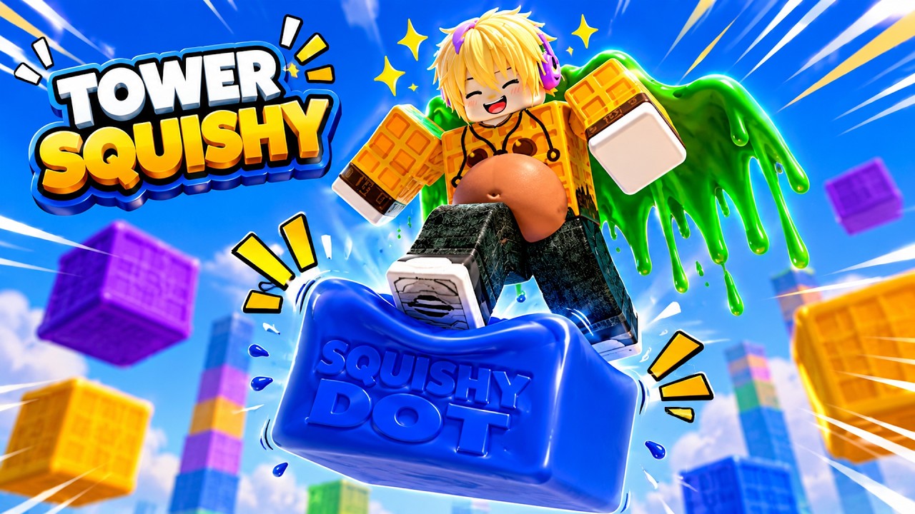 MENDAKI TOWER SQUISHY ROBLOX TERSATISFYING AUTO KETAGIHAN!!!