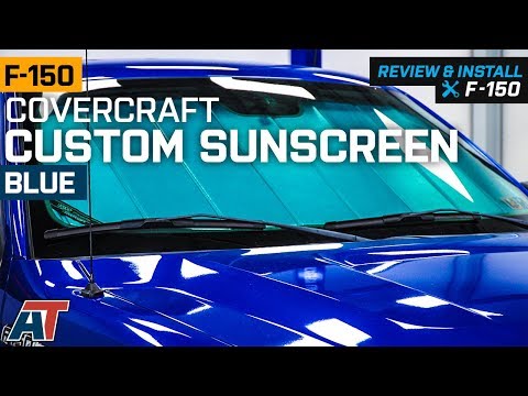 2009-2014 F150 Covercraft UVS100 Custom Sunscreen - Blue Review & Install