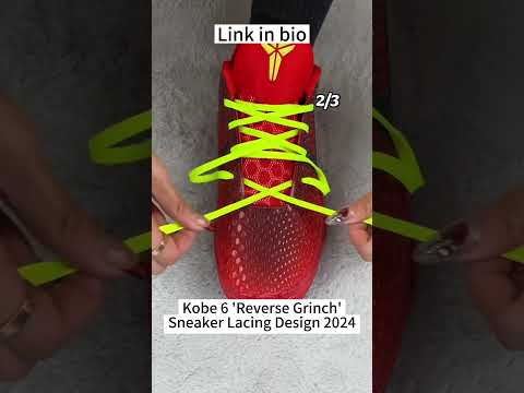 Kobe 6 Sneaker Lacing Style 2024 | Link in bio🔗 #shoelaces #shoesfashion #shorts #kobe6 #sneakers