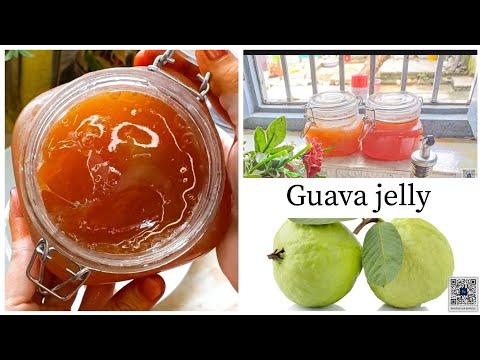 Only 3 Ingredients Guava Jelly Recipe|No Gelatin,No Agar Agar,No Preservative Colour Amrood Jelly||