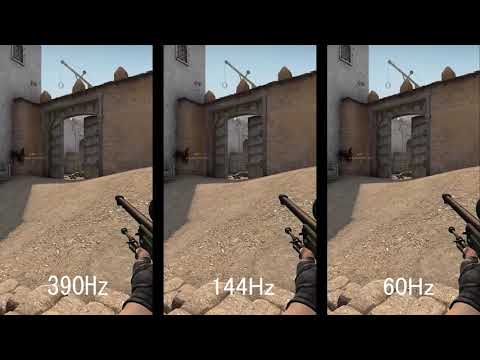 【原價屋】390Hz、144Hz、60Hz Test！（CS：GO）Acer Nitro XV252QF 電競螢幕。