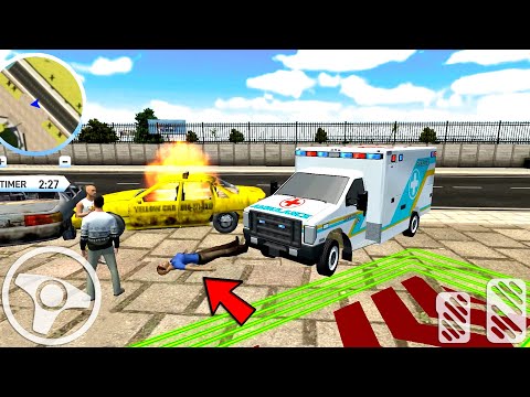 Roof Jumping Ambulance Simulator #9 Rooftop Stunts - Rescue Sim! Android gameplay