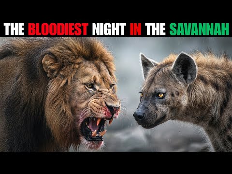 4 Lions vs 80 Hyenas... The BLOODY WAR That Changed The Savannah Forever