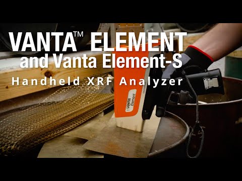 Introduction to the Vanta Element™ Handheld XRF Analyzer Series