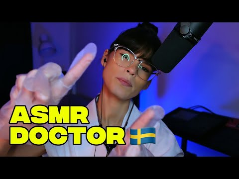 ASMR SVENSKA 🇸🇪 Doktor Roleplay 👩🏻‍⚕️  *SUPER* Relaxing Medical Exam