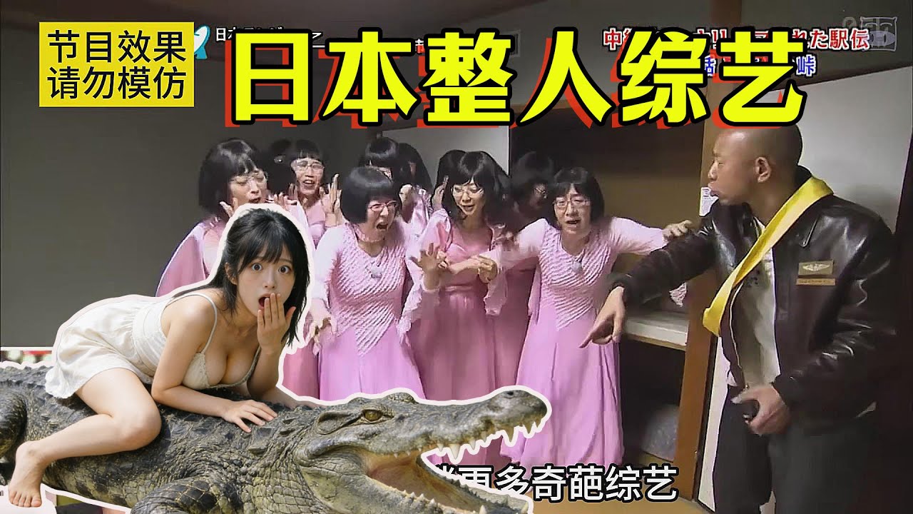 日本整人综艺有多丧心病狂？被窝里藏一只活的鳄鱼，这你受得了吗？