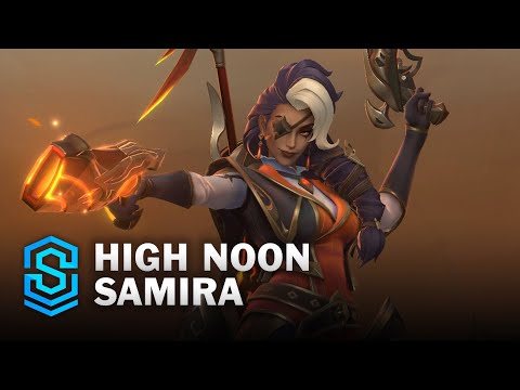 High Noon Samira Wild Rift Skin Spotlight