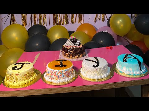 Jiyaa birthday party || Yummy cakes 😋#partymusic#birthdayvlog