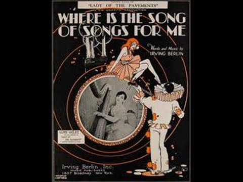 "Where Is The Song Of Songs For Me?" Waltz (1929) Bob Haring