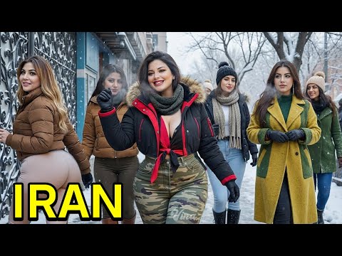 🇮🇷 First Snow on Where You Think is Desert | It Snows in IRAN | Tehran Walking Tour 2025