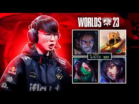 Everything FAKER did at WORLDS 2023 | FAKER's 4th TROPHY 🏆 Highlights