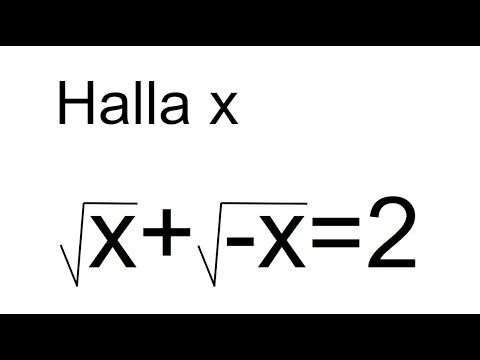 ¿SABES RESOLVER ESTA ECUACIÓN IRRACIONAL? Álgebra Básica