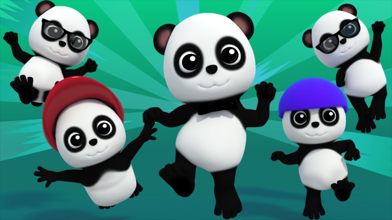 Five Little Pandas From Baby Bao Panda | Nursery Rhymes For Kids And Childrens | Baby Songs