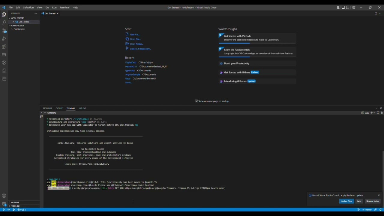 How to Create Your First Mobile App using  Ionic Angular