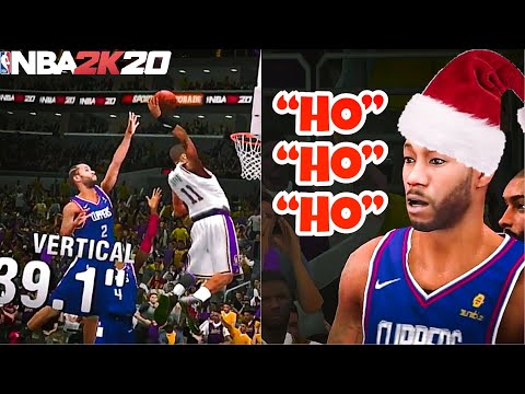 NBA 2K20 MOBILE My Career 32 - Christmas Game vs Clippers!! 55pts on Kawhi!!
