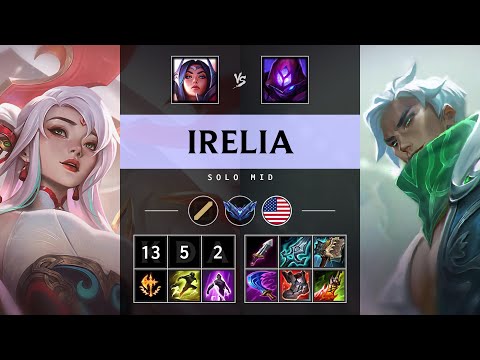 Irelia Mid vs Malzahar - NA Diamond Patch 25.13