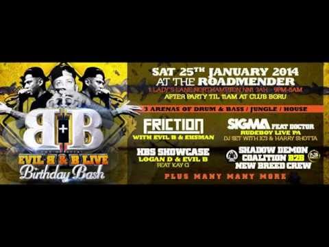 SHADOW DEMON COALITION B2B NEW BREED CREW - Evil B's Birthday Bash 2014