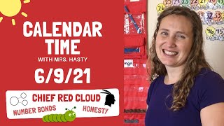 Download Lagu June 9, 2021 - Calendar Time, daily math, learning fun! - Learn at home Thumbnail