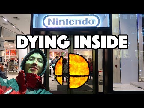 WAITING IN LINE FOR SMASH BROS. ULTIMATE @ NINTENDO NY