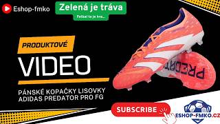 Pánské kopačky lisovky Adidas Predator Pro FG oranžové