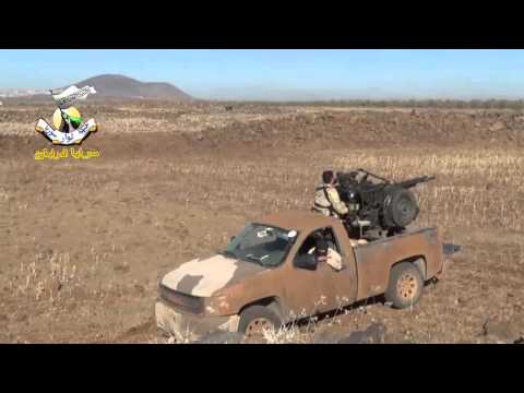 استهداف نقاط تمركز قوات النظام في تل زمرين في ريف درعا بواسطة رشاش 14 من قبل سرايا المرابطين