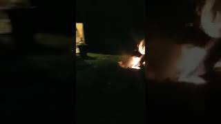 John Stone and his buddy Alex singing shame on me around the fire