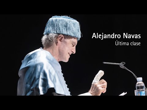Última clase de D. Alejandro Navas García