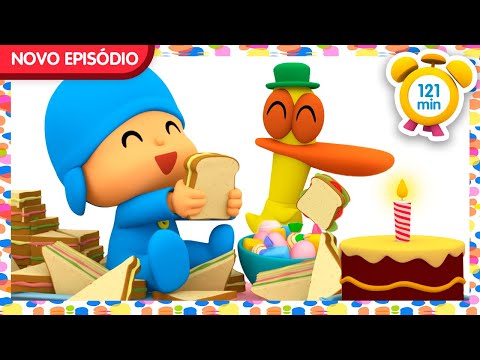 NOVO ESPECIAL POCOYO PORTUGUÊS do BRASIL 🎂 Um Surpreendente Aniversário 🥳️ 121 min DESENHOS ANIMADOS