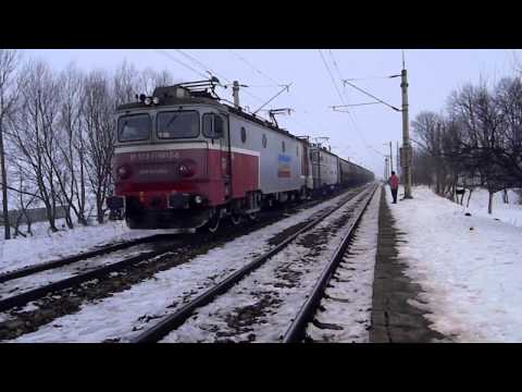 Trenuri în Halta Băneşti Suceava 10.01.2011 (The edition with Ghost Trains )